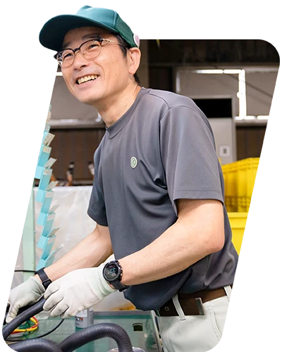 笑顔あふれるものづくり・ひとづくり：男性スタッフ