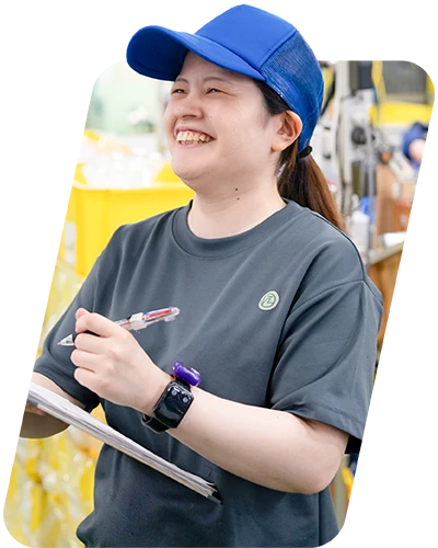 笑顔あふれるものづくり・ひとづくり：女性スタッフ