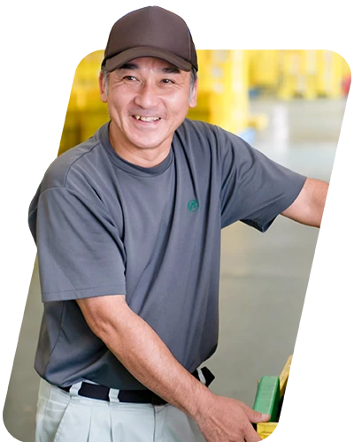 笑顔あふれるものづくり・ひとづくり：男性スタッフ