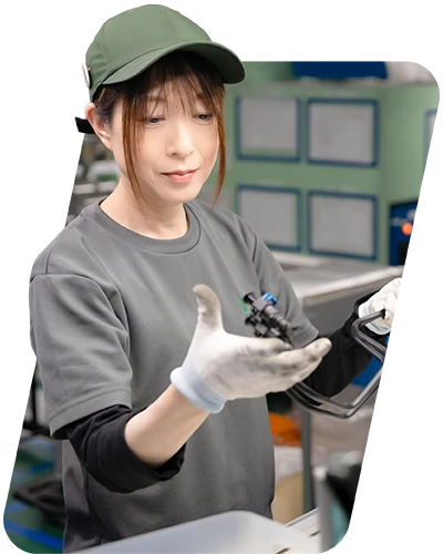 笑顔あふれるものづくり・ひとづくり：女性スタッフ