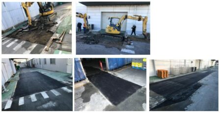 構内路面補修工事