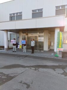 朝の交通安全運動🚗