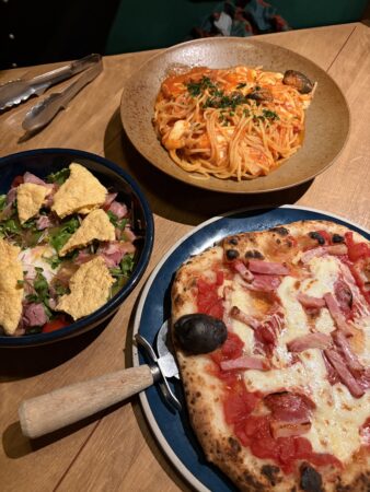 後輩ちゃんと🍝